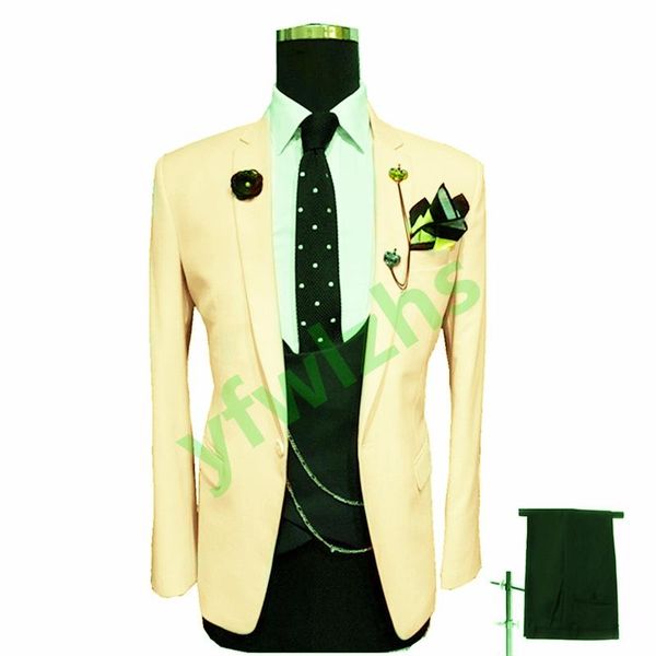 men's suits & blazers handsome one button groomsmen notch lapel groom tuxedos men wedding/prom blazer ( jacket+pants+vest+tie) b399, White;black
men's suits & blazers handsome one button groomsmen notch lapel groom tuxedos men wedding/prom blazer ( jacket+pants+vest+tie) b399, White;black