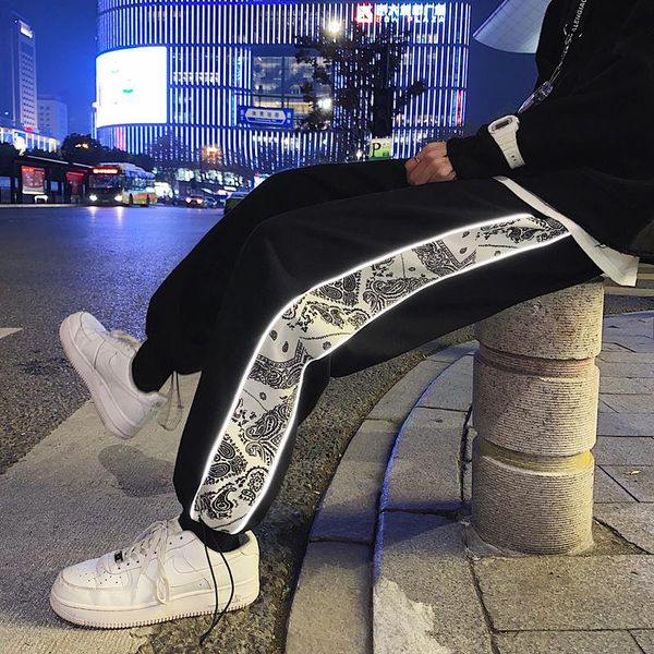 men's pants 2021 spring straight cashew flower wide leg leisure sports japanese streetwear men trousers outdoor hip hop, Black
men's pants 2021 spring straight cashew flower wide leg leisure sports japanese streetwear men trousers outdoor hip hop, Black