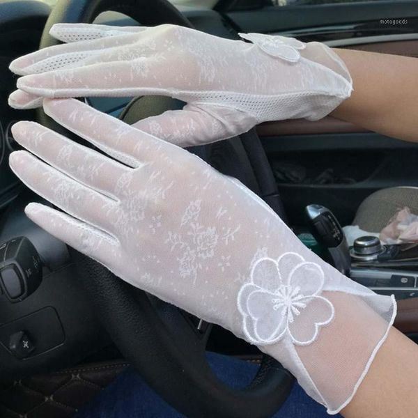 fashion sun protection gloves female summer uv protection thin section driving lace silk gloves1, Blue;gray
fashion sun protection gloves female summer uv protection thin section driving lace silk gloves1, Blue;gray