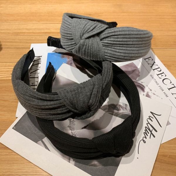 fashion hair accessories women's knitted yarn middle knotted headband sweet girl wide side headband wild wash hair band headwear, Silver
fashion hair accessories women's knitted yarn middle knotted headband sweet girl wide side headband wild wash hair band headwear, Silver