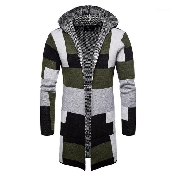 men's sweaters cardigan male autumn hooded knitted long coats men hip hop spell colour casual fashion slim cloak man1, White;black
men's sweaters cardigan male autumn hooded knitted long coats men hip hop spell colour casual fashion slim cloak man1, White;black
