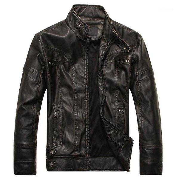 men's fur & faux mens vintage stand collar pu leather jacket classic motorcycle bike cowboy male thick warm coats1, Black
men's fur & faux mens vintage stand collar pu leather jacket classic motorcycle bike cowboy male thick warm coats1, Black