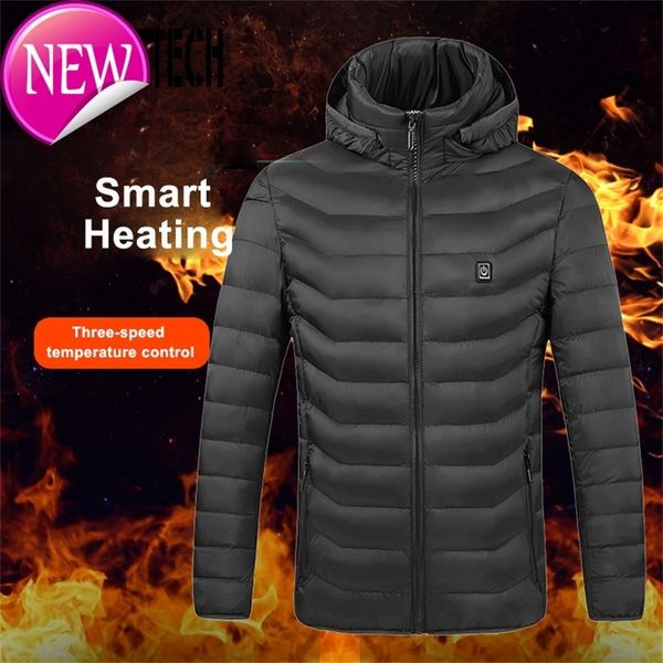 winter heated jackets mens down parka men women warm outdoor coat usb electric heating hooded jackets, Black
winter heated jackets mens down parka men women warm outdoor coat usb electric heating hooded jackets, Black