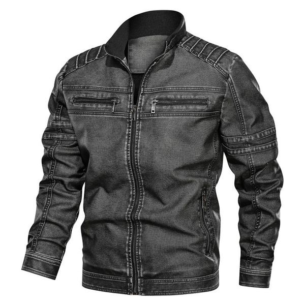 2020 new autumn winter leather jacket men slim fit fashion mens jackets casual pu leather motorcycle jacket men,816, Black
2020 new autumn winter leather jacket men slim fit fashion mens jackets casual pu leather motorcycle jacket men,816, Black