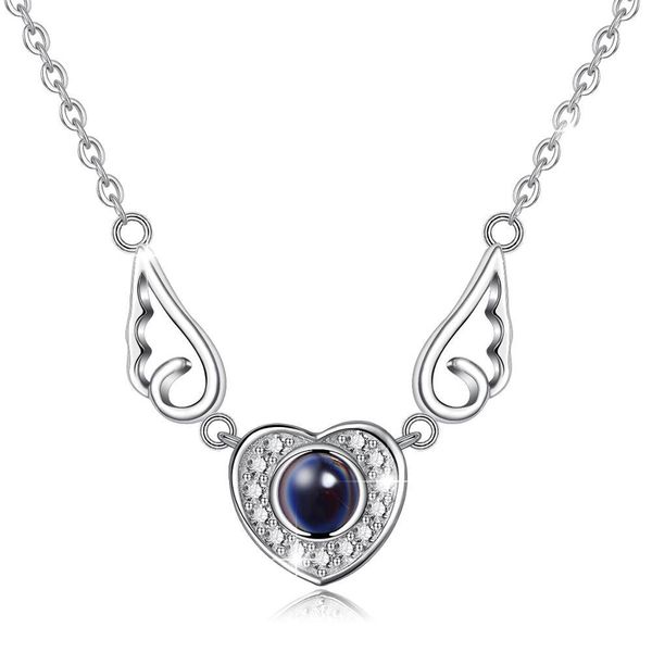 eudora 925 sterling silver angel wings heart pendant 100 language i love you necklace for women girls aaa zircon fashion jewelry q0531
eudora 925 sterling silver angel wings heart pendant 100 language i love you necklace for women girls aaa zircon fashion jewelry q0531