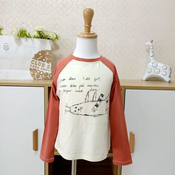 lashojas cotton rabbit letter print long-sleeve patchwork t-shirt for children baby kids girls boys autumn spring y0121, Blue
lashojas cotton rabbit letter print long-sleeve patchwork t-shirt for children baby kids girls boys autumn spring y0121, Blue