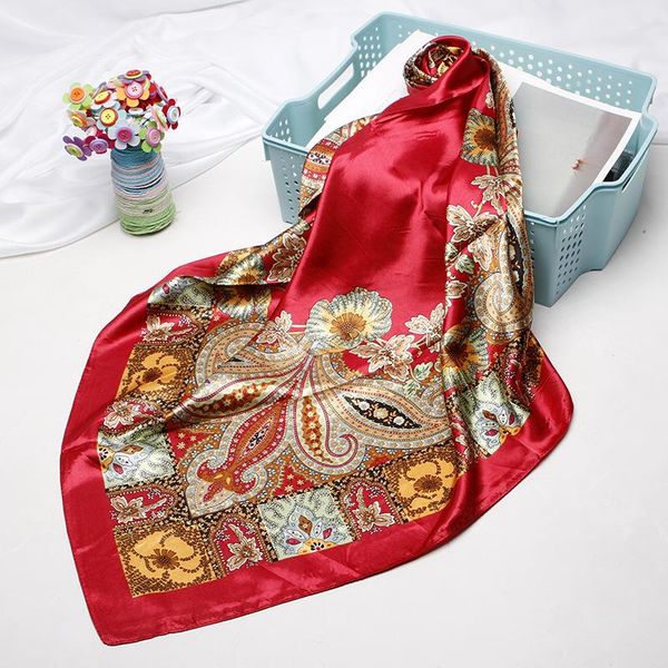 scarves square women chain print sunscreen silk scarf female satin long dual-use shawl beach towel cashew face, Blue;gray
scarves square women chain print sunscreen silk scarf female satin long dual-use shawl beach towel cashew face, Blue;gray