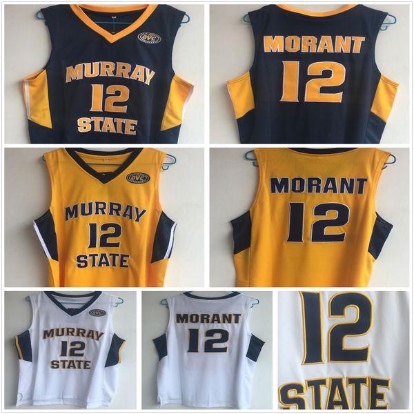 ncaa mens vintage murray state racers ja 12 morant college basketball jerseys blue white yellow stitched ja morant shirts ovc patch s-2xl, Black
ncaa mens vintage murray state racers ja 12 morant college basketball jerseys blue white yellow stitched ja morant shirts ovc patch s-2xl, Black