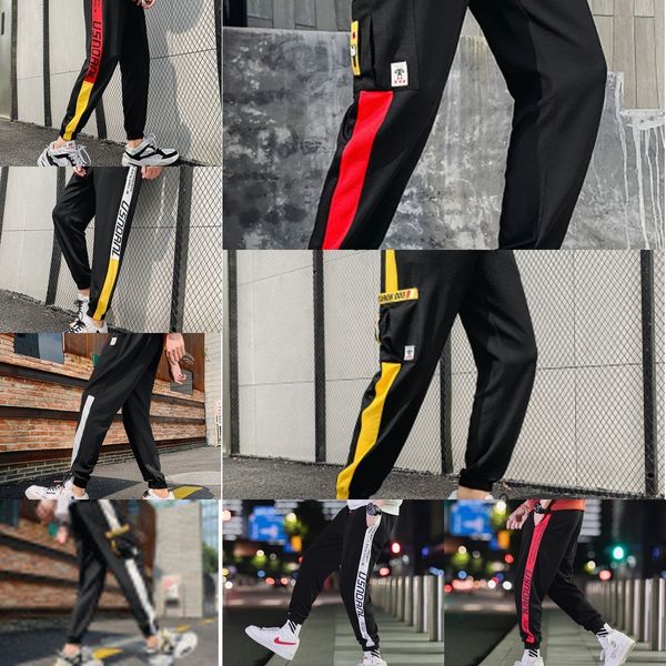 fl5qg clothes men's ankle-length casual and trouserswork clothes casual korean style trendy brand summer sports trousers pants loose wo, Blue
fl5qg clothes men's ankle-length casual and trouserswork clothes casual korean style trendy brand summer sports trousers pants loose wo, Blue