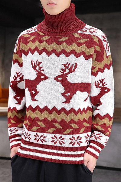 men sweaters autumn christmas turtleneck men sweater with deer pullover clothing korean turtle neck winter clothes -3xl, White;black
men sweaters autumn christmas turtleneck men sweater with deer pullover clothing korean turtle neck winter clothes -3xl, White;black