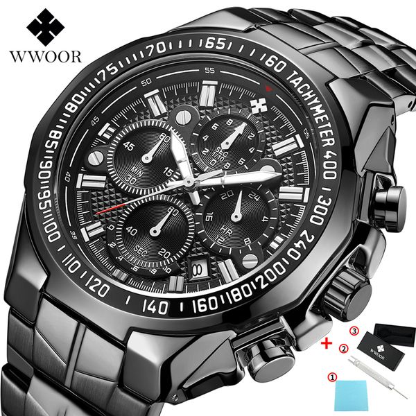 relojes hombre 2020 wwoor watches mens brand luxury black big dial chronograph men sport waterproof wrist watch montre homme, Silver
relojes hombre 2020 wwoor watches mens brand luxury black big dial chronograph men sport waterproof wrist watch montre homme, Silver