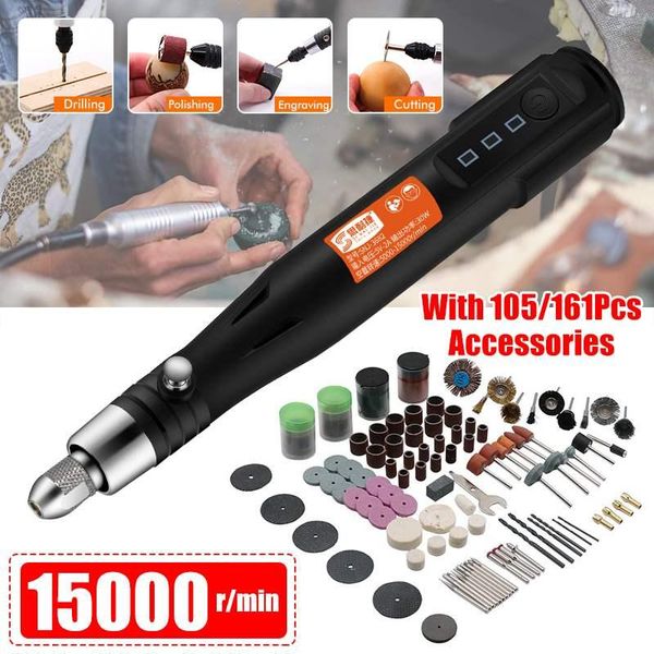 электропитание usb mini grinder дрель с 105 / 161pcs ротационные инструменты принадлежности ручной электрический шлифовальный станок гравиро
электропитание usb mini grinder дрель с 105 / 161pcs ротационные инструменты принадлежности ручной электрический шлифовальный станок гравиро