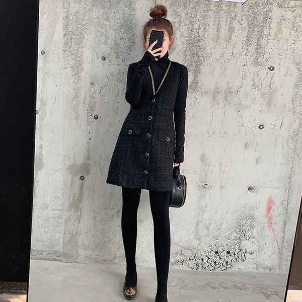 гао vest wooldress шерстей ленг ю джи сяо сян фэн костюм темперамент французский стиль рукавов шерстяной жилет из двух частей платье комплек, Gray
гао vest wooldress шерстей ленг ю джи сяо сян фэн костюм темперамент французский стиль рукавов шерстяной жилет из двух частей платье комплек, Gray