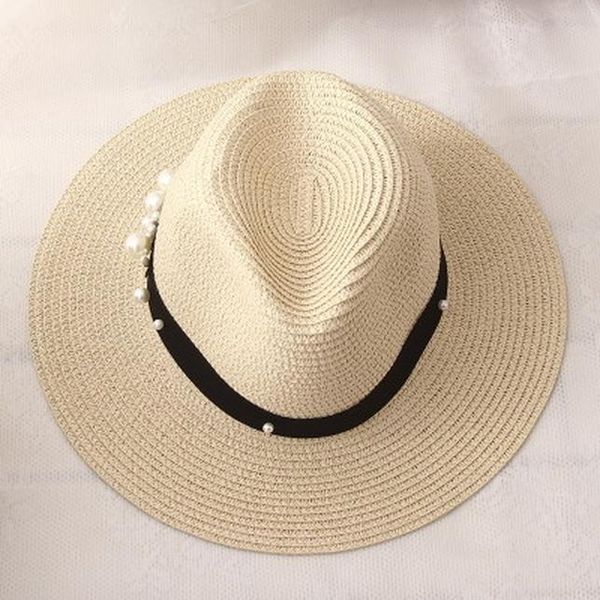 2017 new spring summer hats for women flower beads wide brimmed jazz panama hat chapeu feminino sun visor beach hat cappello wmtemo xhlove, Black;white
2017 new spring summer hats for women flower beads wide brimmed jazz panama hat chapeu feminino sun visor beach hat cappello wmtemo xhlove, Black;white