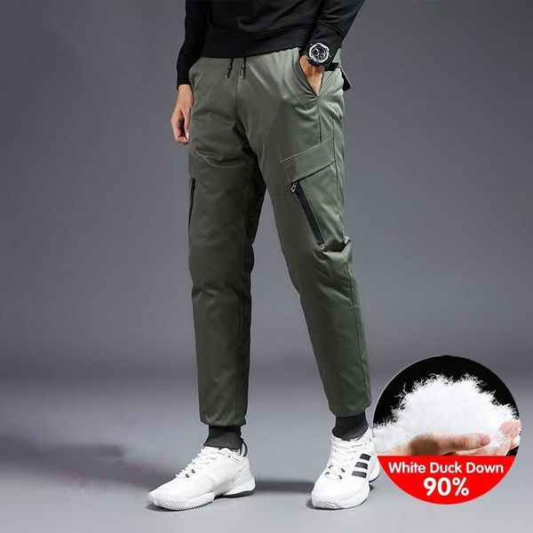 outdoor pants winter men down white duck sports waterproof camping hiking lightweight thicken thermal trousers, Black;green
outdoor pants winter men down white duck sports waterproof camping hiking lightweight thicken thermal trousers, Black;green