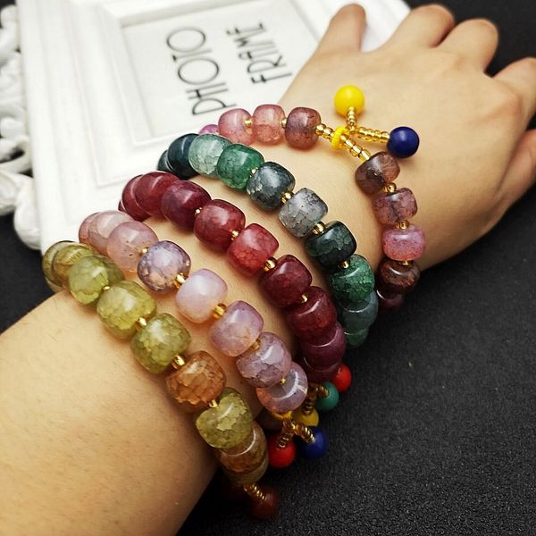 crack jade glass hand string live gift crack colorful jade bracelet bracelet colorful glass hand string live gift dfipl, Golden;silver
crack jade glass hand string live gift crack colorful jade bracelet bracelet colorful glass hand string live gift dfipl, Golden;silver