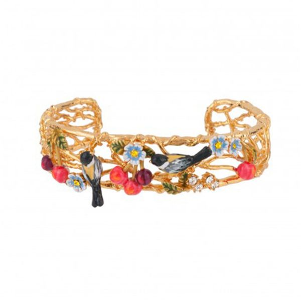 new enamel glazed oriole bird cherry orchard bracelet with openwork jewelry for woman trend, Black
new enamel glazed oriole bird cherry orchard bracelet with openwork jewelry for woman trend, Black