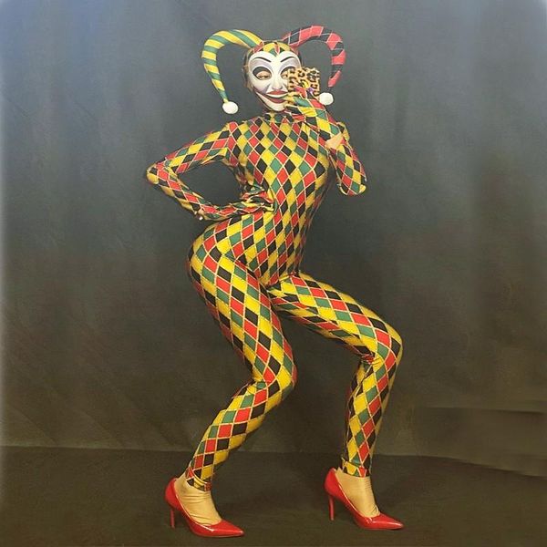 wang fried poker modeling joker piece jumpsuit headdress nightclub bar female singer dj ds gogo costume stage model show droll, Black;red
wang fried poker modeling joker piece jumpsuit headdress nightclub bar female singer dj ds gogo costume stage model show droll, Black;red