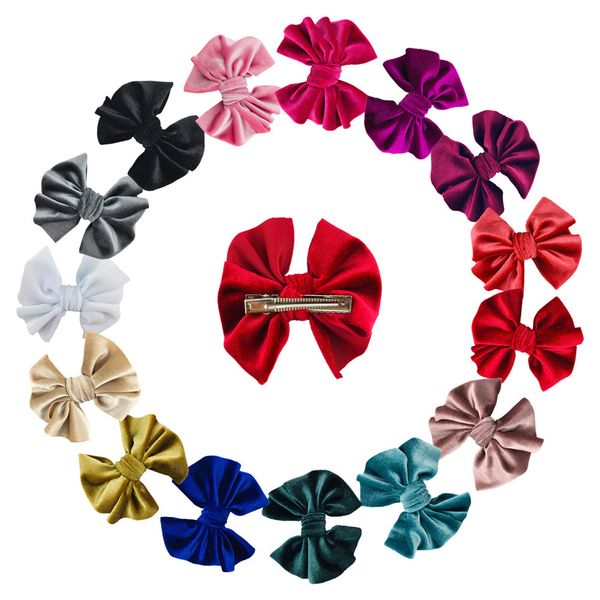 15pcs/lot 4" velvet hair bow clips for kids big boutique alligator clips vintage accessories for girls babys toddlers lj201226, Slivery;white
15pcs/lot 4" velvet hair bow clips for kids big boutique alligator clips vintage accessories for girls babys toddlers lj201226, Slivery;white