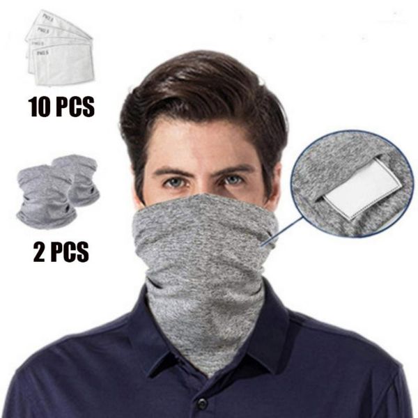 cycling caps & masks outdoors multi-purpose bandanas neck gaiter with safety filters sports scarf anti-dust washable for men women1, Black
cycling caps & masks outdoors multi-purpose bandanas neck gaiter with safety filters sports scarf anti-dust washable for men women1, Black