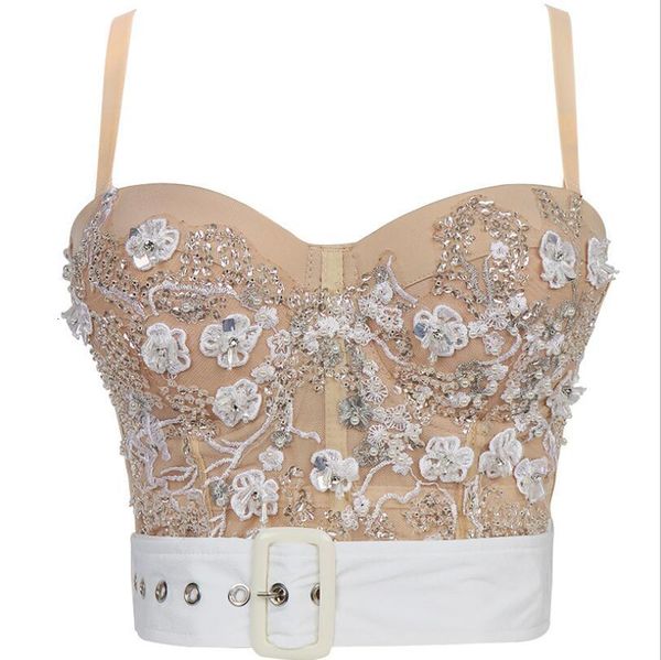 2021 corset women's lace beads harvesting shirt to wear performance club t-shirts with built in p2298 bra kvpn, Black;white
2021 corset women's lace beads harvesting shirt to wear performance club t-shirts with built in p2298 bra kvpn, Black;white