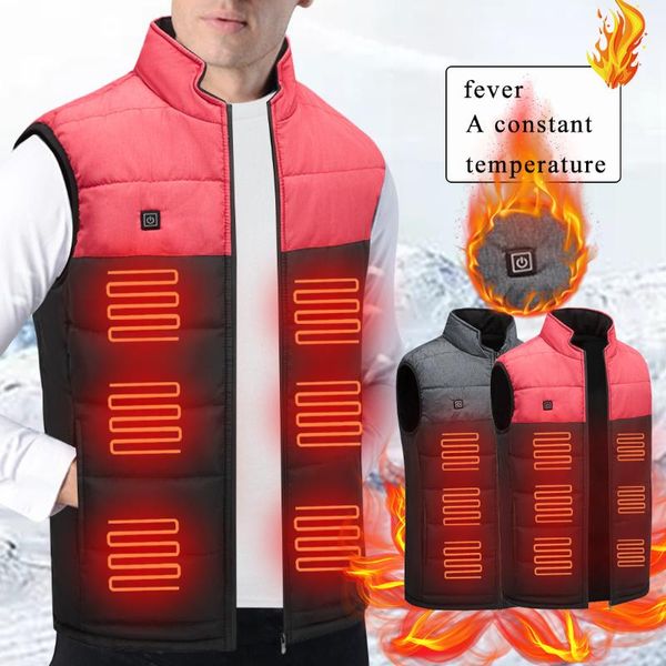 men's vests laamei heating vest washable usb charging warm control temperature outdoor camping hiking golf, Black;white
men's vests laamei heating vest washable usb charging warm control temperature outdoor camping hiking golf, Black;white