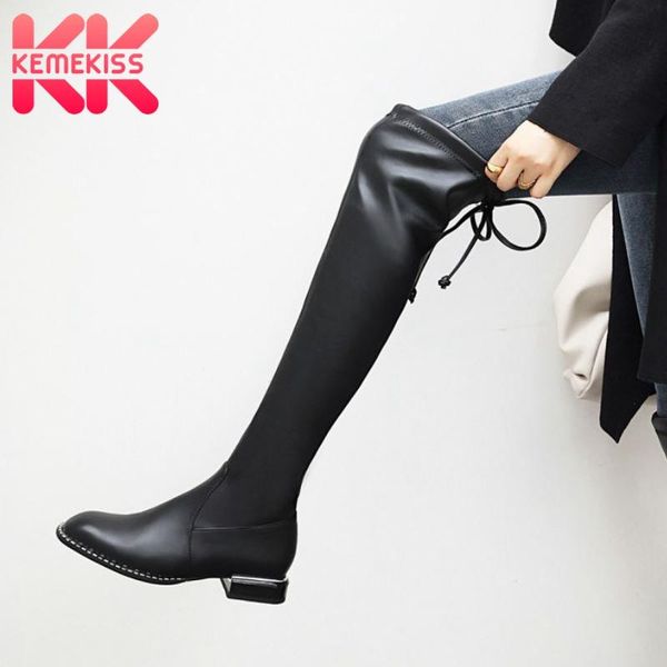 kemekiss size 32-43 women over the knee boots low heel lace up leopard flock long silm boots fashion shes footwear party, Black
kemekiss size 32-43 women over the knee boots low heel lace up leopard flock long silm boots fashion shes footwear party, Black