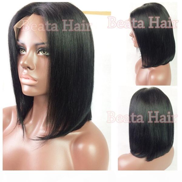 short brazilian hair wigs for black women natural color silk straight human hair wigs bob style glueless full lace wig with baby hair, Black;brown
short brazilian hair wigs for black women natural color silk straight human hair wigs bob style glueless full lace wig with baby hair, Black;brown