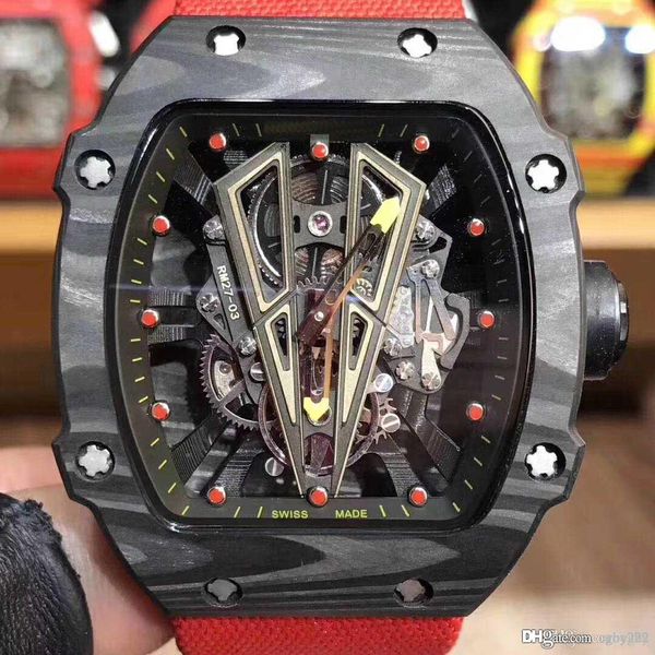luxury watch high-end ntpt carbon fiber luxury watch, rm27-03 series.the roaring bull.iron city movement in western japan.form a special tex, Slivery;brown
luxury watch high-end ntpt carbon fiber luxury watch, rm27-03 series.the roaring bull.iron city movement in western japan.form a special tex, Slivery;brown
