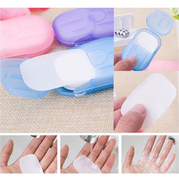 disinfecting paper soap washing hand mini soap disposable scented slice sheets foaming soap case paper random color 20pcs/set
disinfecting paper soap washing hand mini soap disposable scented slice sheets foaming soap case paper random color 20pcs/set