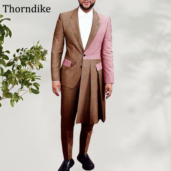 men's suits & blazers thorndike custom made groomsmen tuxedos for formal wedding peaked lapel single breasted patchwork men suit 2021 c, White;black
men's suits & blazers thorndike custom made groomsmen tuxedos for formal wedding peaked lapel single breasted patchwork men suit 2021 c, White;black