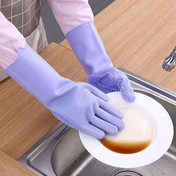 29*12cm silicone gloves with brush reusable safety silicone dish washing glove heat resistant gloves kitchen cleaning tools 5 colors
29*12cm silicone gloves with brush reusable safety silicone dish washing glove heat resistant gloves kitchen cleaning tools 5 colors