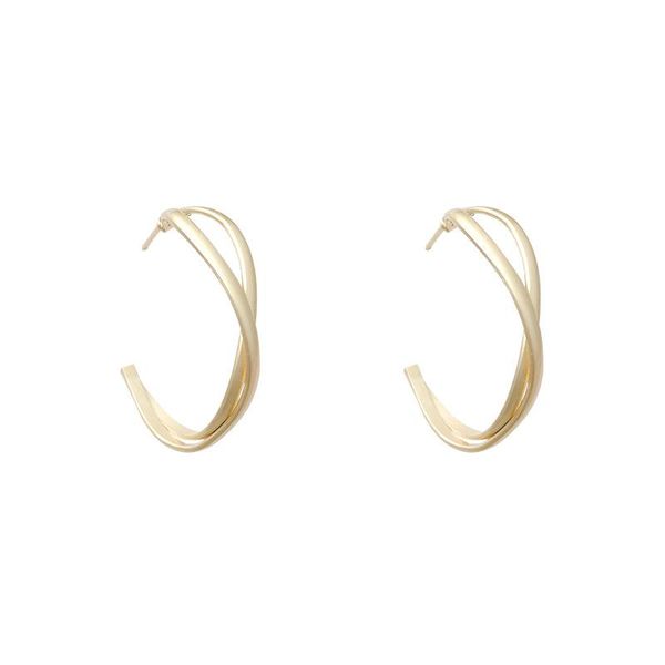 hoop & huggie 2021 korean version of retro earrings metal matte gold winding punk female party jewelry, Golden;silver
hoop & huggie 2021 korean version of retro earrings metal matte gold winding punk female party jewelry, Golden;silver