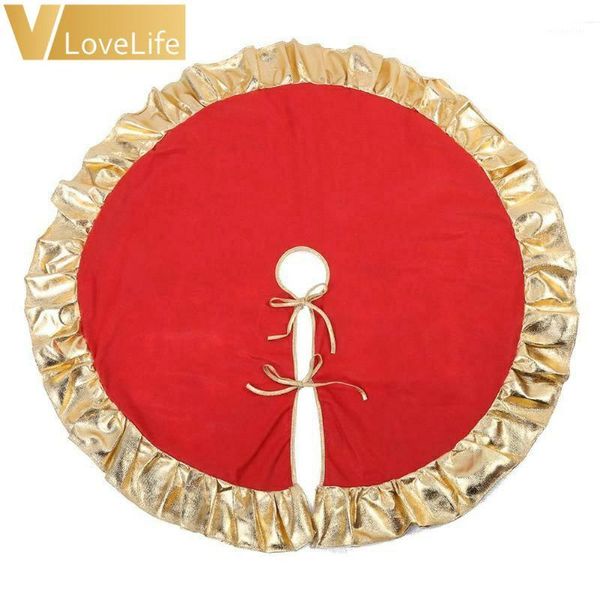 christmas decorations 36" gold ruffle edge tree skirt year xmas carpet merry for home outdoor decor1
christmas decorations 36" gold ruffle edge tree skirt year xmas carpet merry for home outdoor decor1