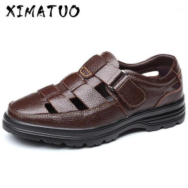 cow leather sandals men summer sandals outdoor handmade men fashion comfortable beach leather shoes big1, Black
cow leather sandals men summer sandals outdoor handmade men fashion comfortable beach leather shoes big1, Black