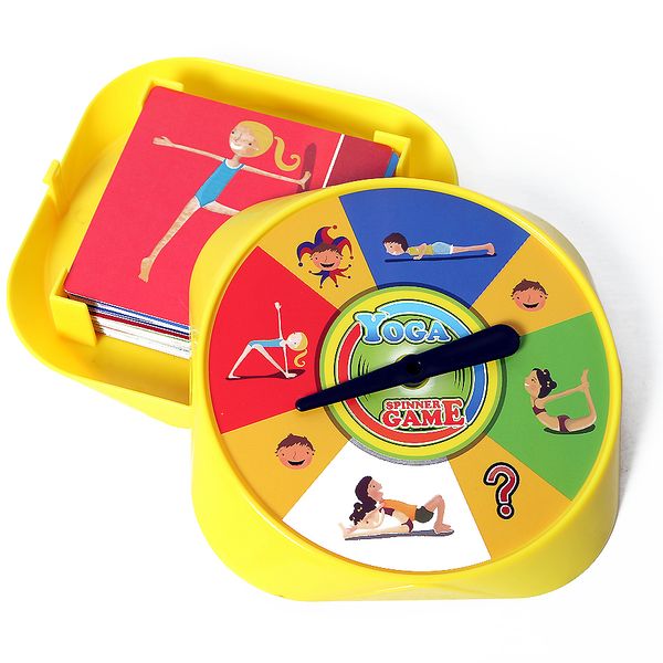 yoga spinner family game with 54pcs pose cards,a fun game of flexbility&balance for kid and 2-4players sport education toy q0115
yoga spinner family game with 54pcs pose cards,a fun game of flexbility&balance for kid and 2-4players sport education toy q0115