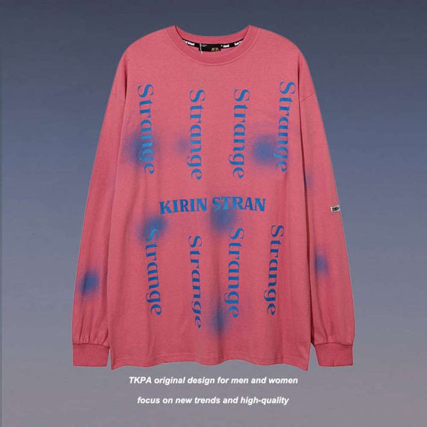 tkpa2021 new high street tie dyed letter printed thin sweater oversize casual fashion long sleeve t-shirt men, Black
tkpa2021 new high street tie dyed letter printed thin sweater oversize casual fashion long sleeve t-shirt men, Black
