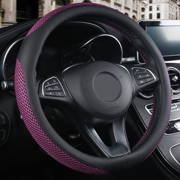 artificial leather auto anti slip interior universal fit protector breathable styling 38cm car steering wheel cover four season1
artificial leather auto anti slip interior universal fit protector breathable styling 38cm car steering wheel cover four season1