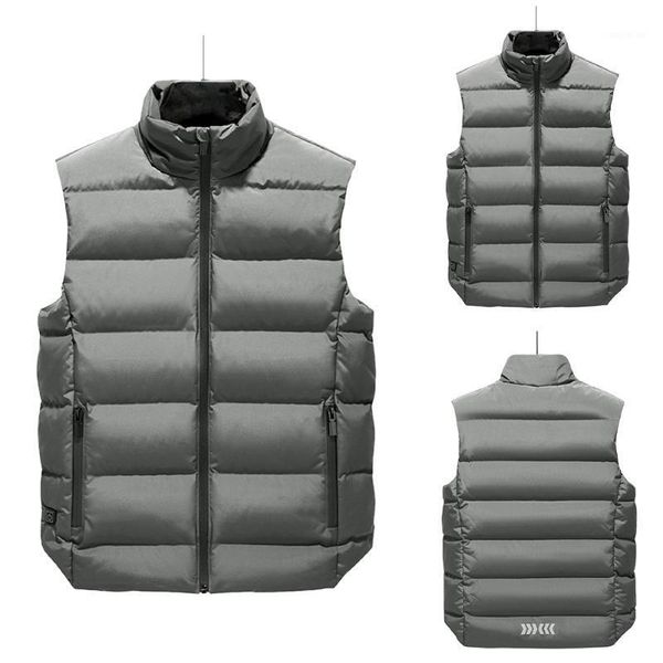 men heating pad usb charging outdoor sports winter warm hiking with reflective strip riding camping body warmer heated vest soft1, Gray;blue
men heating pad usb charging outdoor sports winter warm hiking with reflective strip riding camping body warmer heated vest soft1, Gray;blue