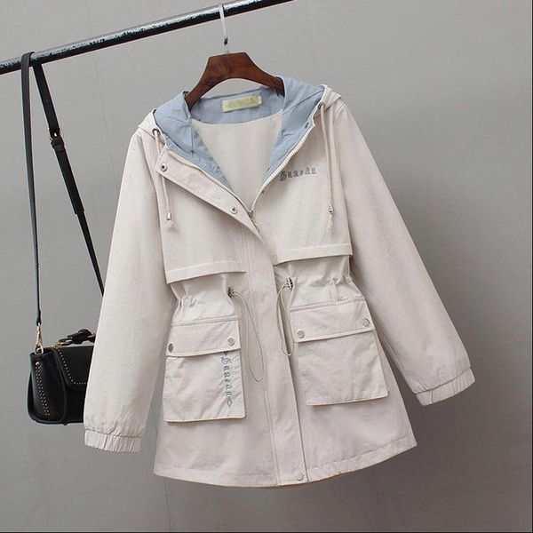 2021 new women jackets zipper pockets casual long sleeves coats autumn hooded jacket windbreaker female basic coat plus size 4xl, Black;brown
2021 new women jackets zipper pockets casual long sleeves coats autumn hooded jacket windbreaker female basic coat plus size 4xl, Black;brown