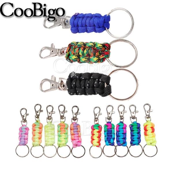1pcs woven paracord lanyard camping outdoor survival tactical parachute rope keychain carabiner hook travel kit
1pcs woven paracord lanyard camping outdoor survival tactical parachute rope keychain carabiner hook travel kit