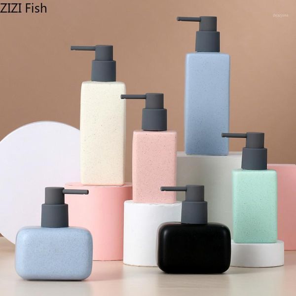 simple solid color ceramic soap dispenser bathroom bathroom shampoo box soap box press home detergent storage bottle1
simple solid color ceramic soap dispenser bathroom bathroom shampoo box soap box press home detergent storage bottle1