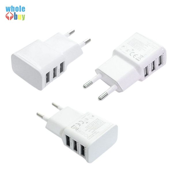 us eu plug 3 ports usb wall travel charger adapter for iphone 6 6s for samsung ios android smartphone 50pcs
us eu plug 3 ports usb wall travel charger adapter for iphone 6 6s for samsung ios android smartphone 50pcs