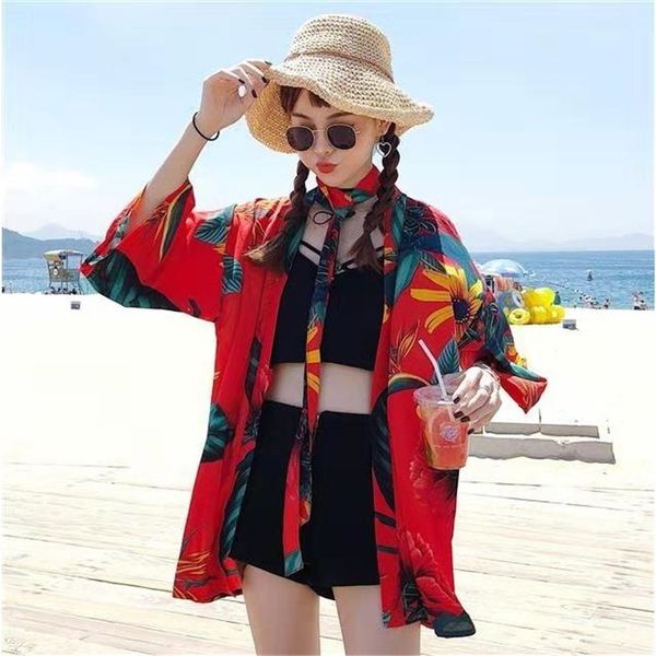 woman fashion kimono japanese clothes streetwear casual kimonos beach jacket harajuku japan style cardigan outwear girl py106, Black;red
woman fashion kimono japanese clothes streetwear casual kimonos beach jacket harajuku japan style cardigan outwear girl py106, Black;red