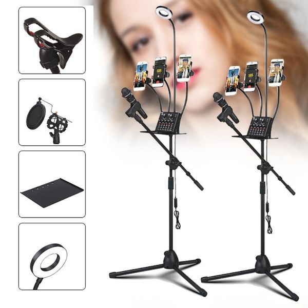 new selfie ring light with tripod stand and 3 phone holder led circle lights for live streaming pgraphy video dom668
new selfie ring light with tripod stand and 3 phone holder led circle lights for live streaming pgraphy video dom668