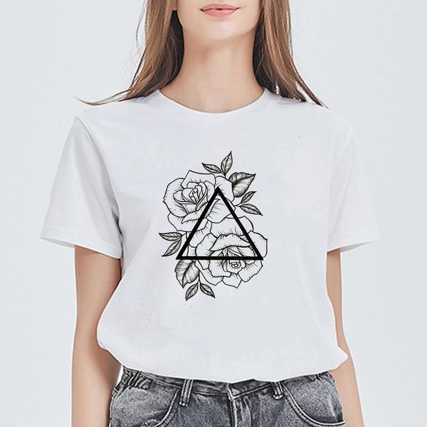 flower tattoo t shirts women pretty fashion fun versatile cool tshirt plus size punk kawaii pop oversize ropa mujer, White
flower tattoo t shirts women pretty fashion fun versatile cool tshirt plus size punk kawaii pop oversize ropa mujer, White