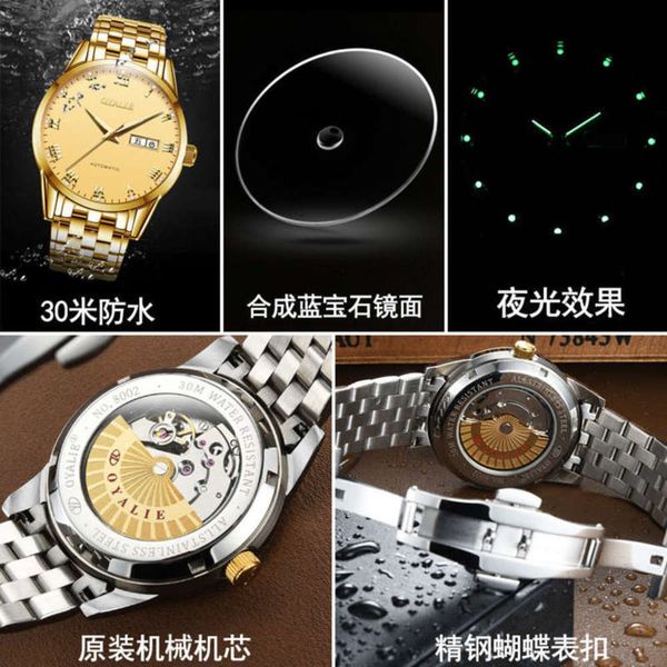 full mechanical oil automatic haojin eurasia fine steel luminous waterproof men's watch, Slivery;brown
full mechanical oil automatic haojin eurasia fine steel luminous waterproof men's watch, Slivery;brown