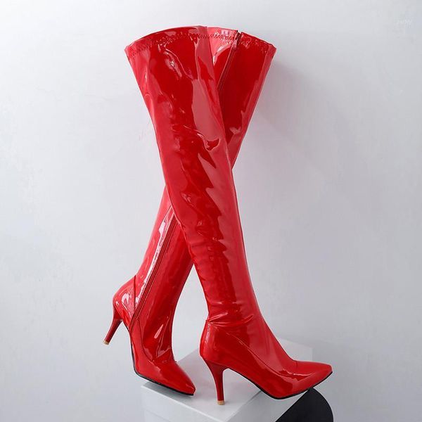 boots ymechic 2021 fashion pu patent leather bling party date high heels stiletto over the knee women large size shoes1, Black
boots ymechic 2021 fashion pu patent leather bling party date high heels stiletto over the knee women large size shoes1, Black