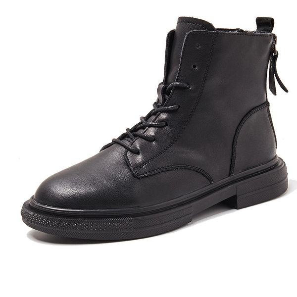 new fashion lace-up martins boots for women winter snow boots ladies solid color casual flat shoes warm fur shoes t200425, Black
new fashion lace-up martins boots for women winter snow boots ladies solid color casual flat shoes warm fur shoes t200425, Black
