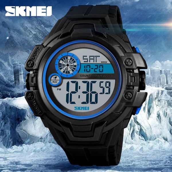 sports skmei time beauty multi function men's watch double display boys and teenagers electronic watch, Slivery;brown
sports skmei time beauty multi function men's watch double display boys and teenagers electronic watch, Slivery;brown